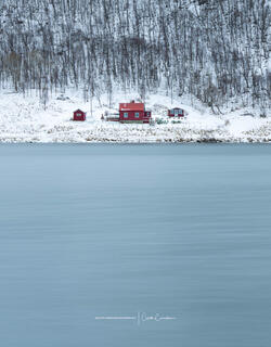 The Little Red Cabin on a Big Sea
