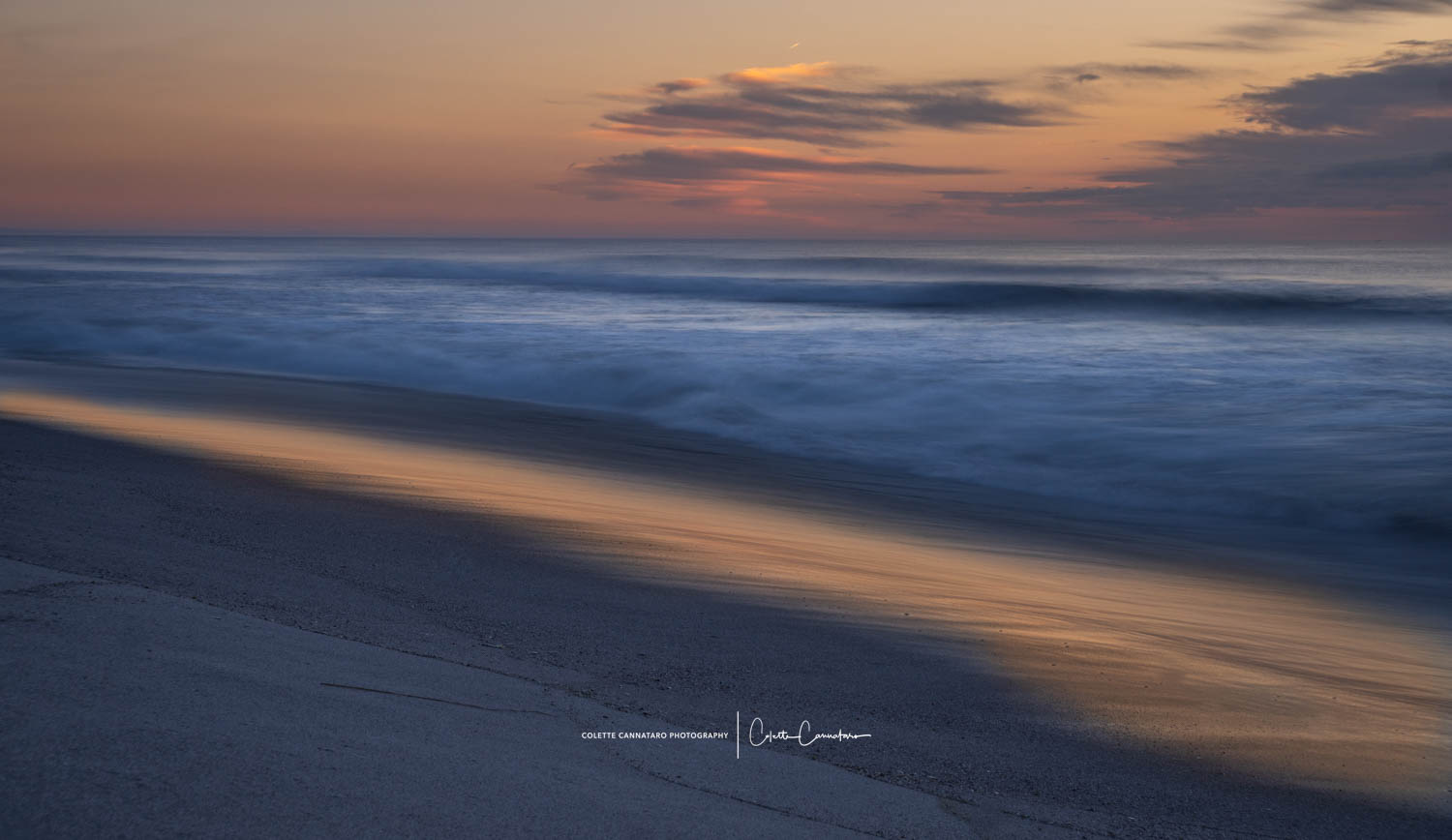 The iconic Jersey Shore at sunrise